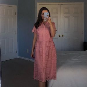 Pink Midi Dress